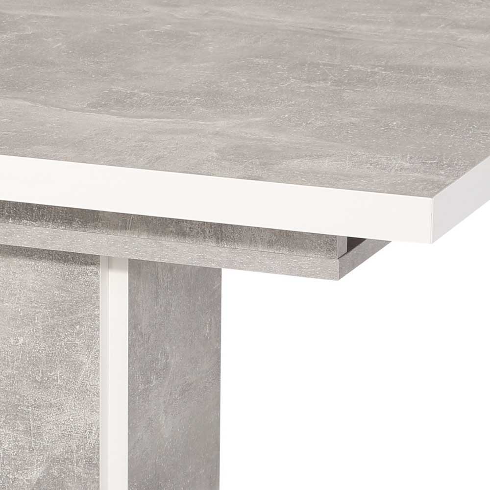 Dekor Esszimmer Tisch in Beton Grau - Excellent