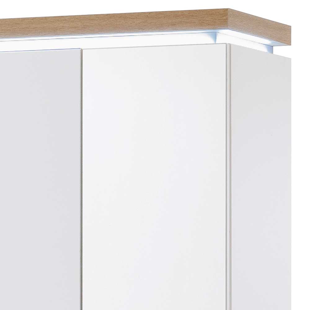 2-türiger Dielenschrank mit Spiegel - Nusenia