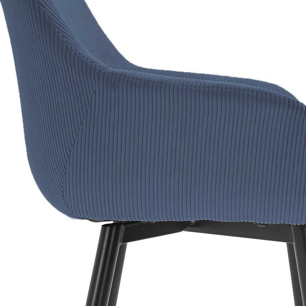 Tisch mit vier Tischsesseln Set - Cervena (fünfteilig)