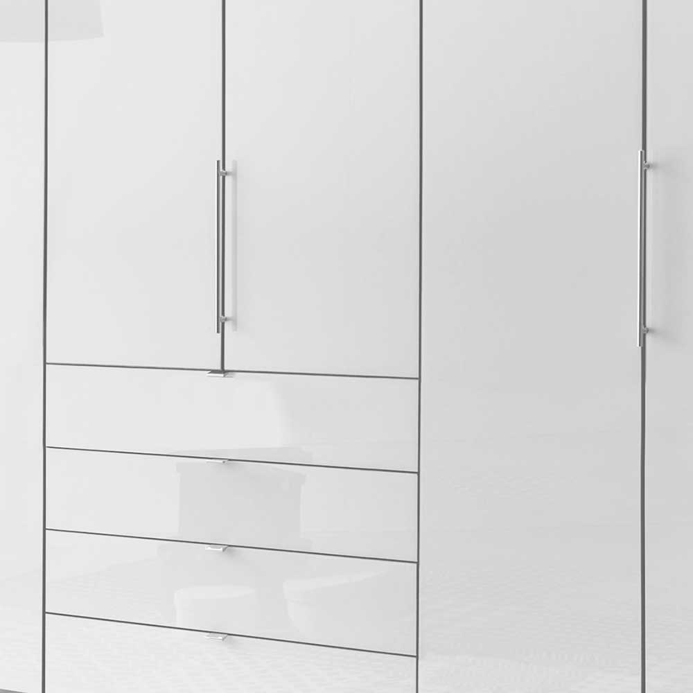 Falttüren-Kleiderschrank mit LED Beleuchtung - Marina