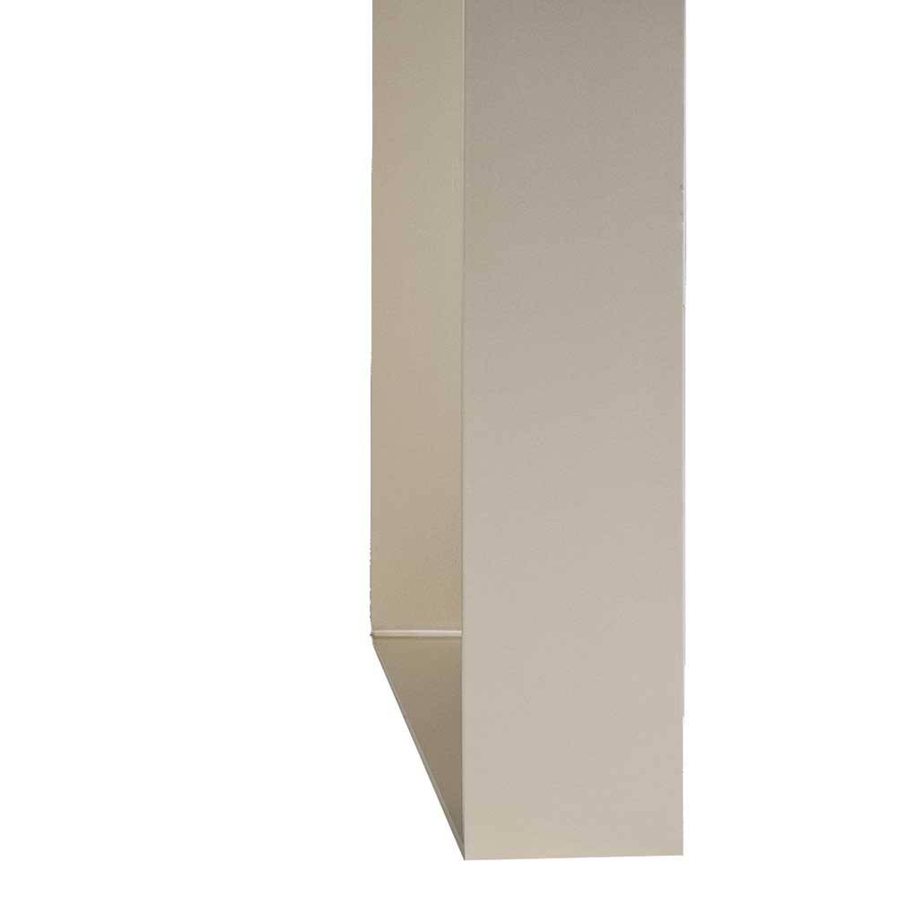 Esszimmertisch in Esche dunkel & Nickel - Comota