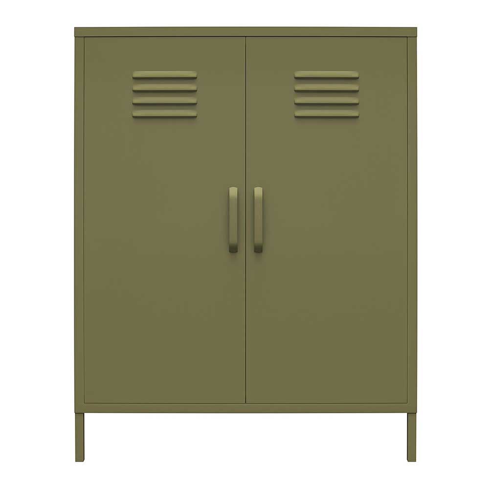 Spind Design Highboard in Oliv Grün - Austral
