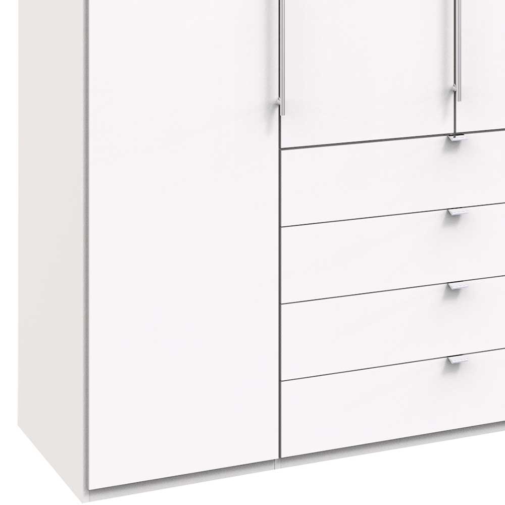 Kleiderschrank fürs Schlafzimmer mit Metallgriffen - Donpiave