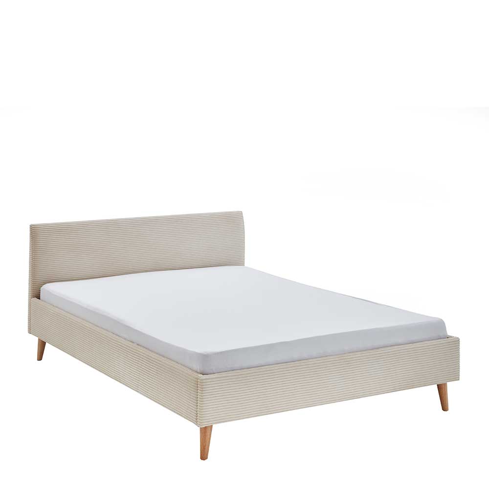 Cord Polsterbett in Beige - Faunatia