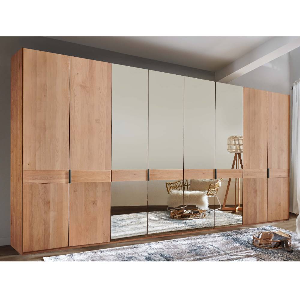 216 cm hoher XXL-Kleiderschrank in Erle - Murray
