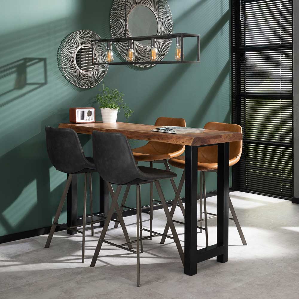 Stylischer Bar Hochtisch 150x50 cm - Mialanuro
