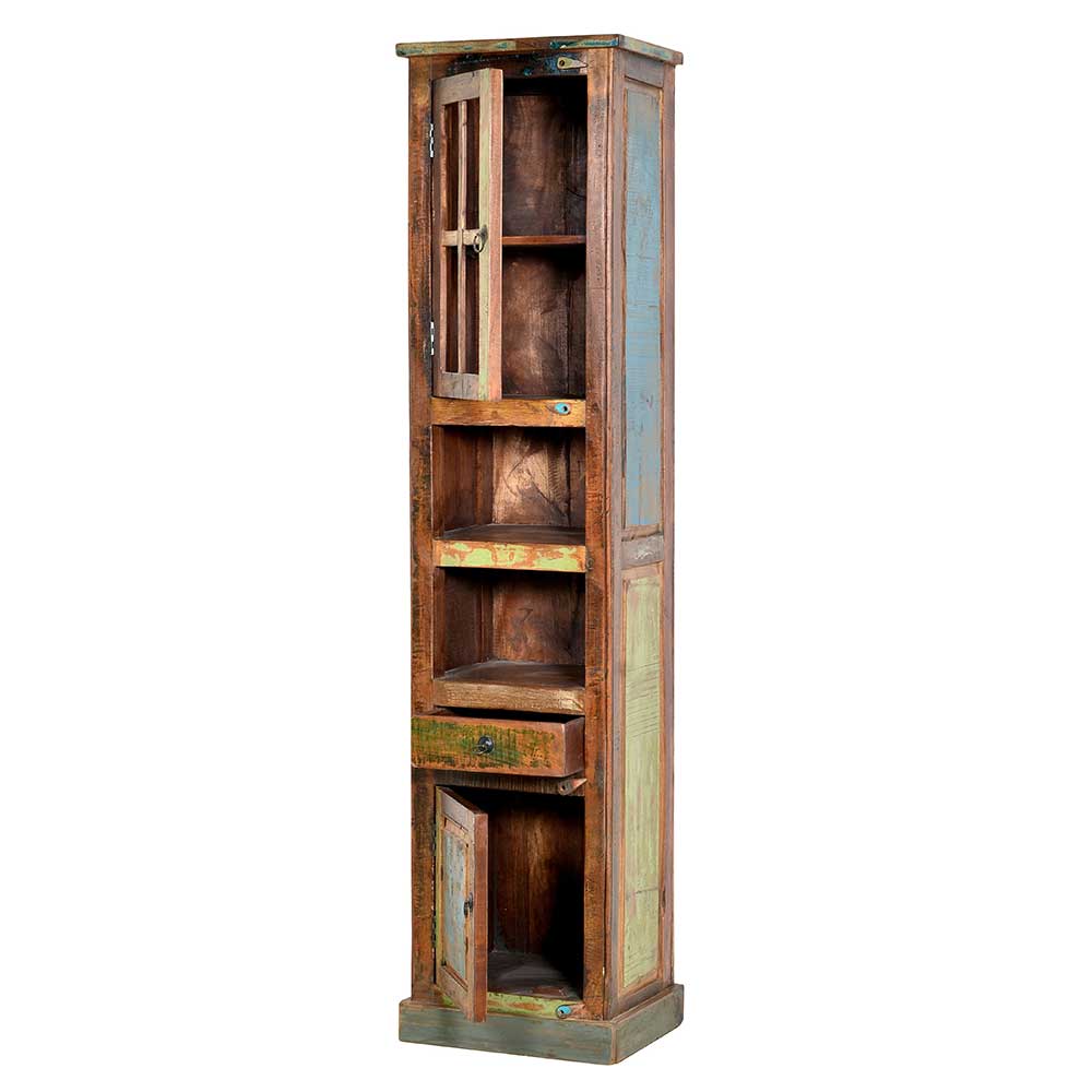 Shabby Badmöbel aus Recyclingholz - Jamaica (fünfteilig)