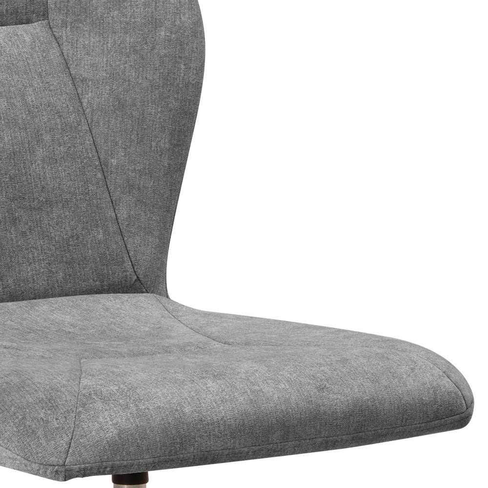 Esszimmer-Drehstühle in Grau - Bagana (2er Set)