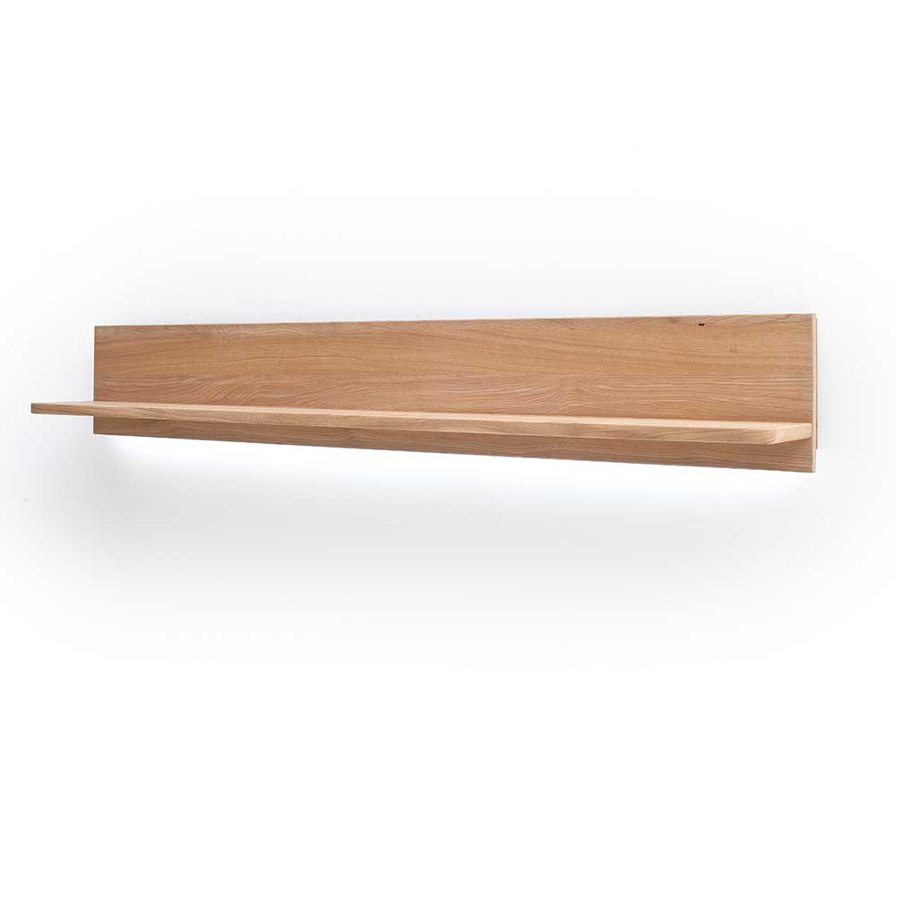 Designer Wohnwand aus Eiche - Assela (vierteilig)