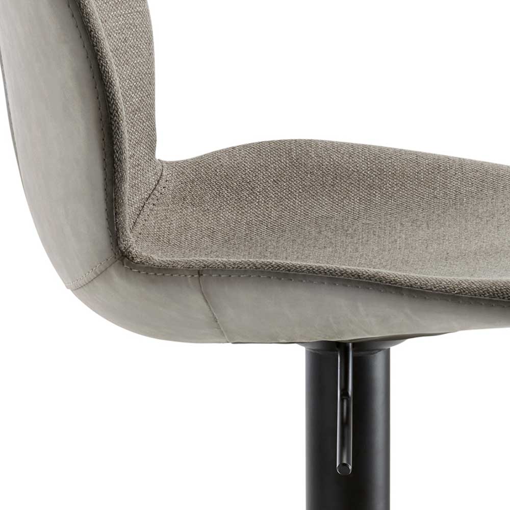 Sitzfläche mit Stoffbezug und Höhenverstellung für den modernen Bartisch – Bildo