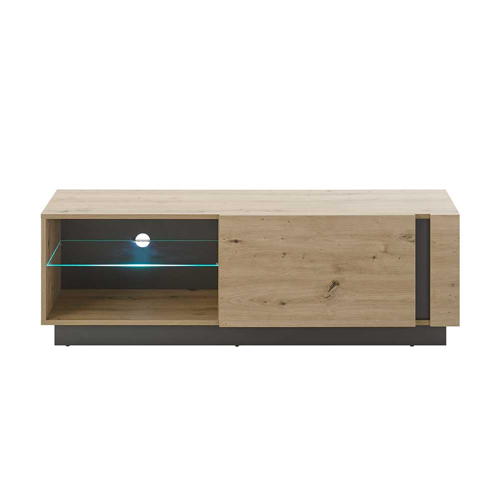 TV Board mit Klappe & Gerätefach - Lairian