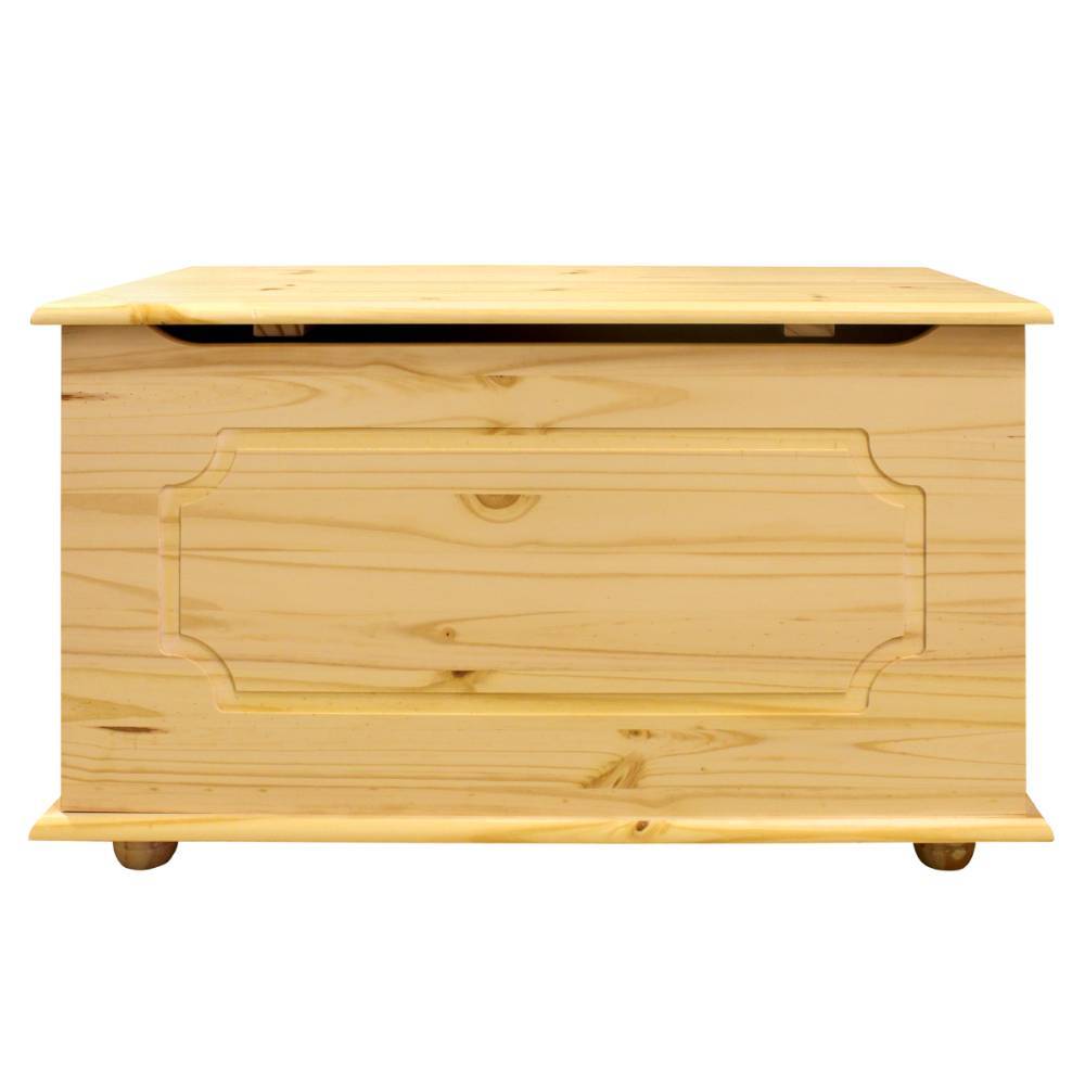 Flachdeckeltruhe aus Kiefer Massivholz - Ekorena