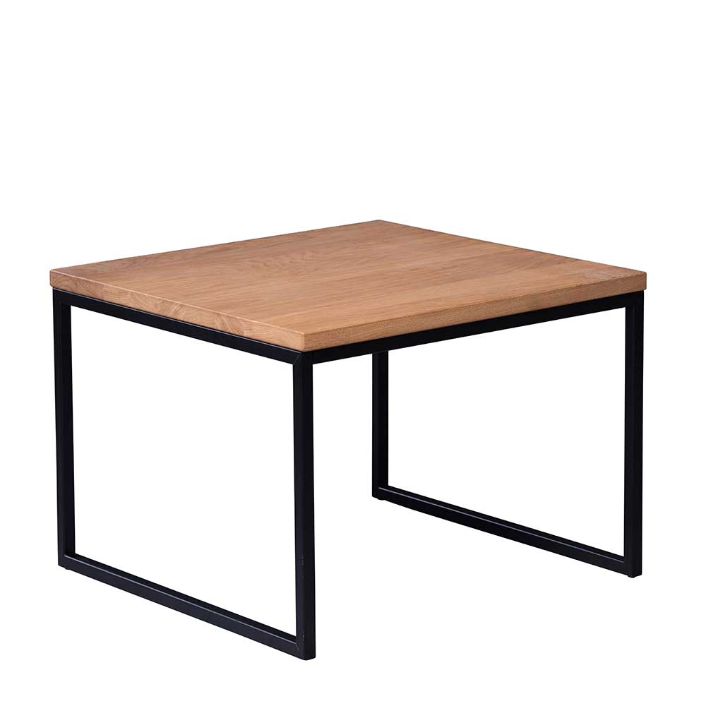 Kleiner Couchtisch aus Wildeiche - 60x60 cm - Grover