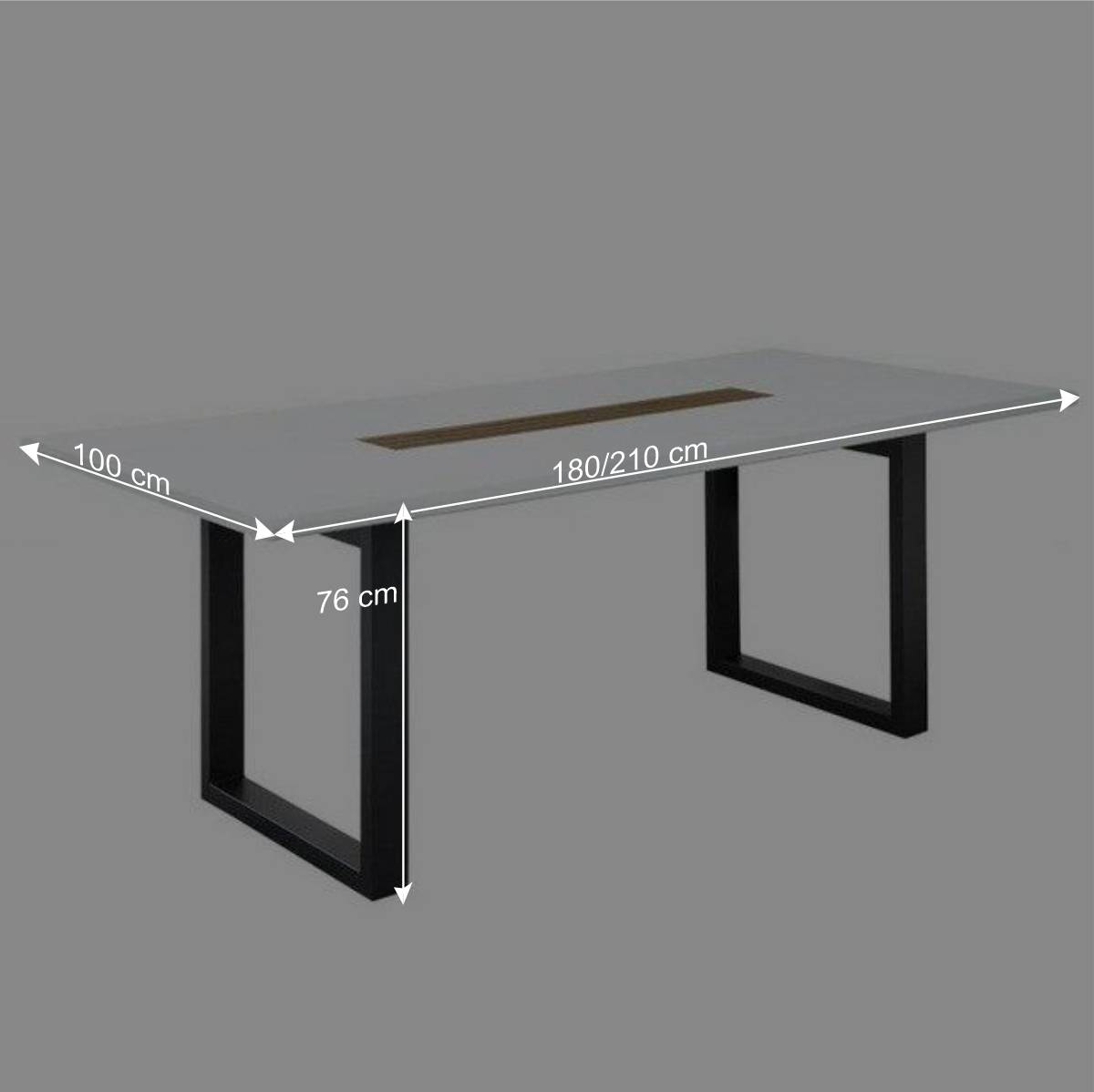 Esszimmer Sitzgruppe mit sechs Sitzplätzen - Niam (siebenteilig)