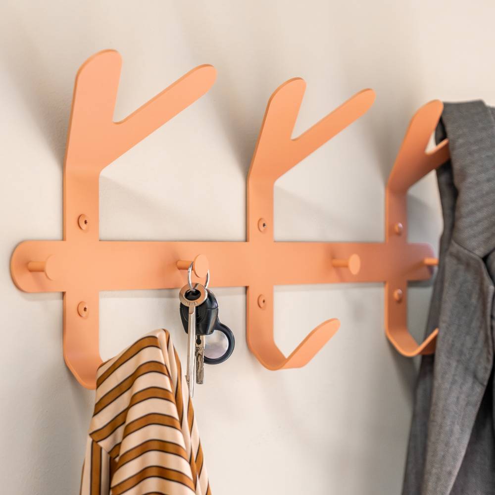 Hakenleiste Garderobe in Terracotta - Tampar
