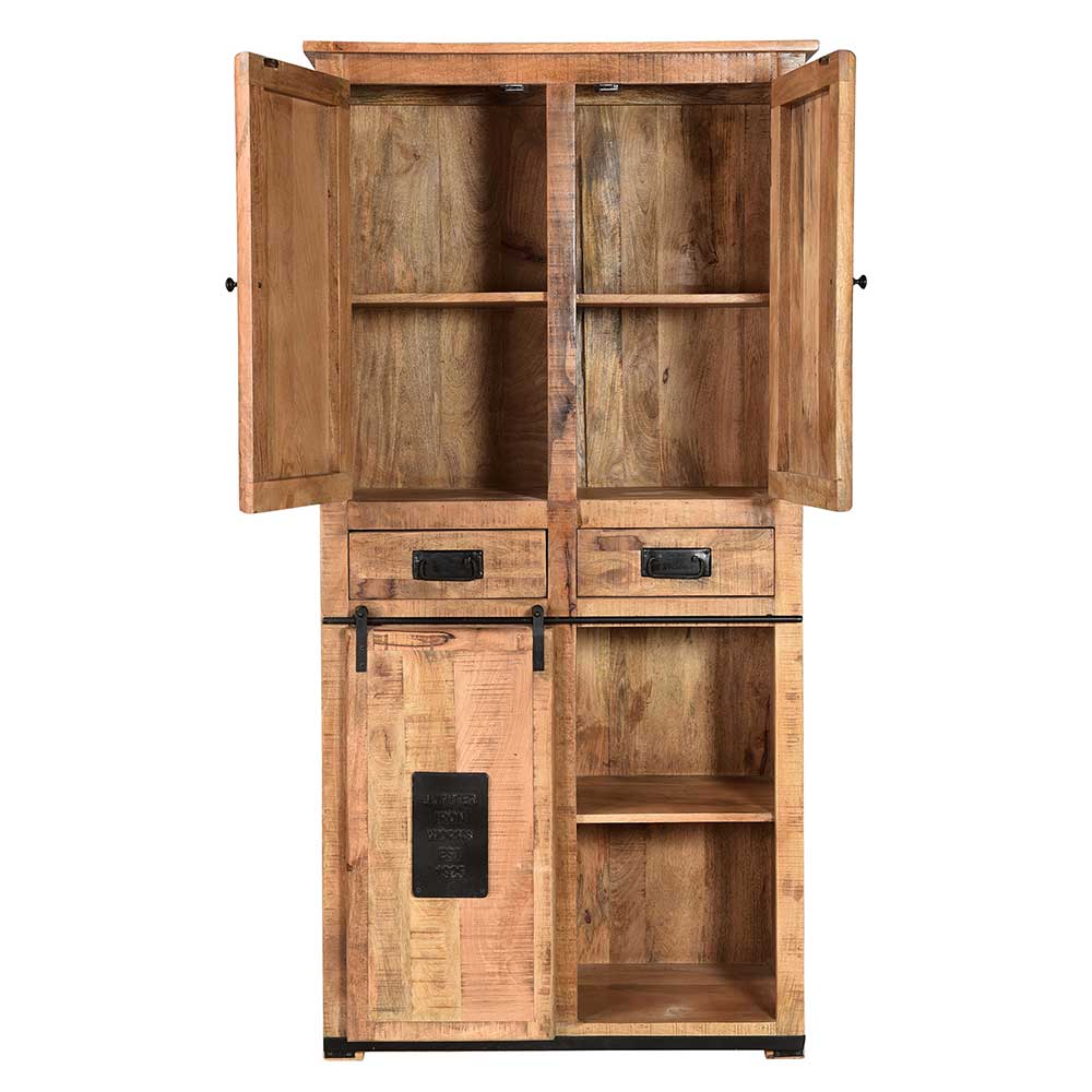 90x180x40 Stauraum Schrank im Industrial Style - Eswan