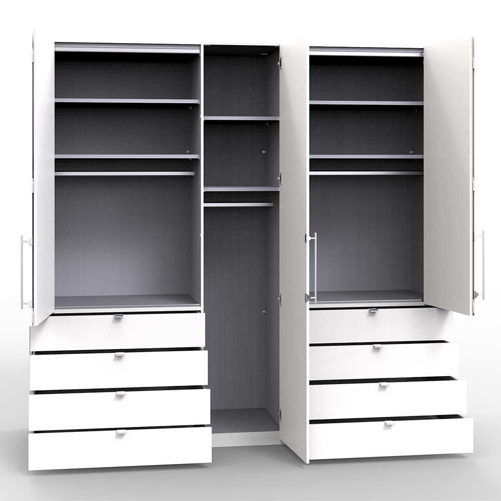 Hoher Schrank fürs Schlafzimmer 3 türig - Crenba