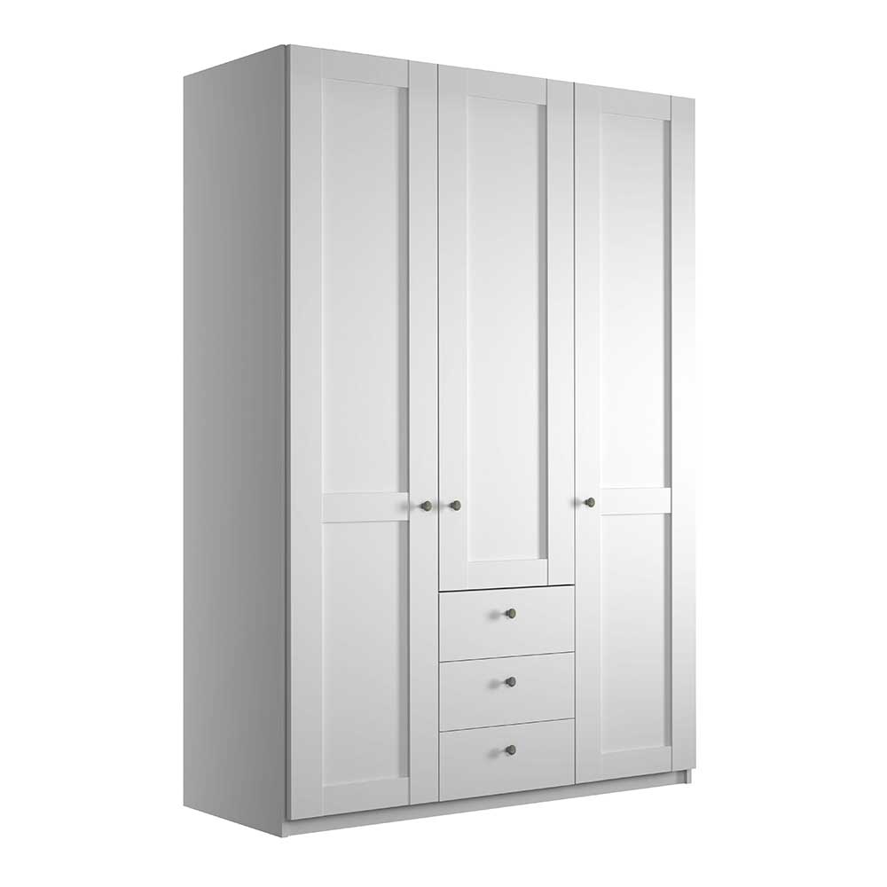 Kleiderschrank 3-türig mit 3 Schubladen - Flinn
