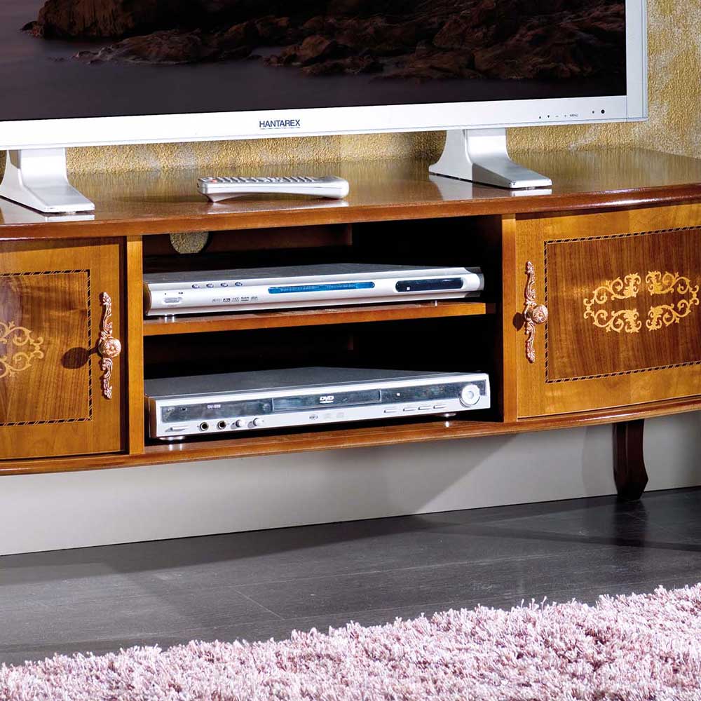 50 cm hohe TV Kommode Natale im Barockstil