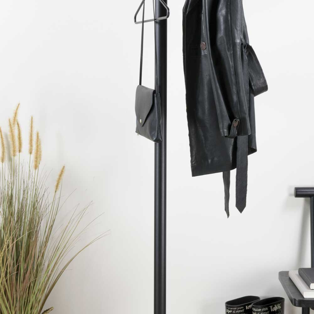 Stehende Garderobe in Schwarz - Price