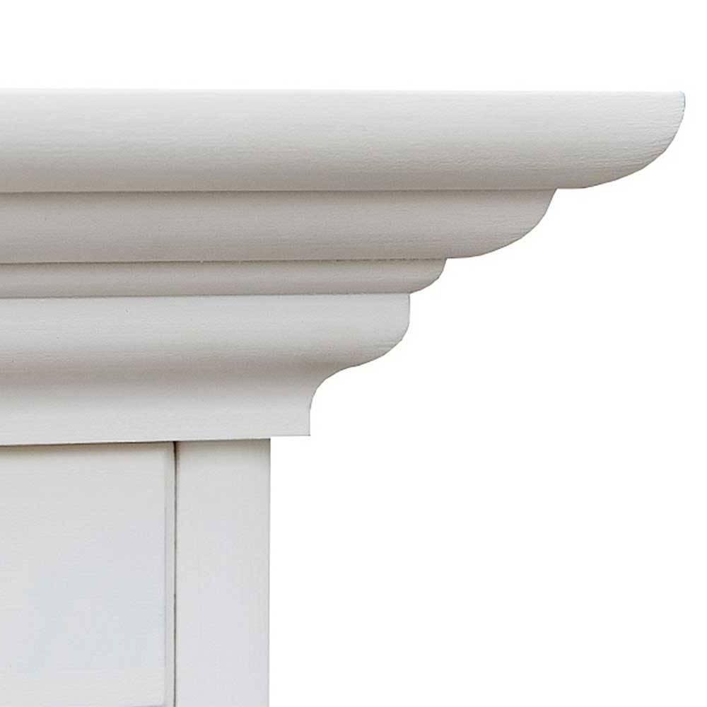 130x53 cm Schreibtisch in Weiß lackiert - Indico