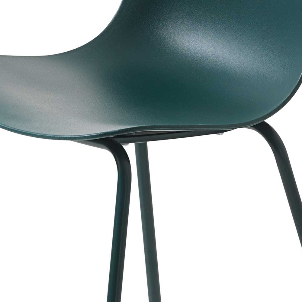 Küchenstühle in Petrol Blau - Pitarian (4er Set)