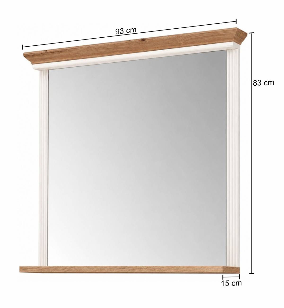 Landhaus Garderoben Set mit 2 Paneelen - Nurelcas I (vierteilig)