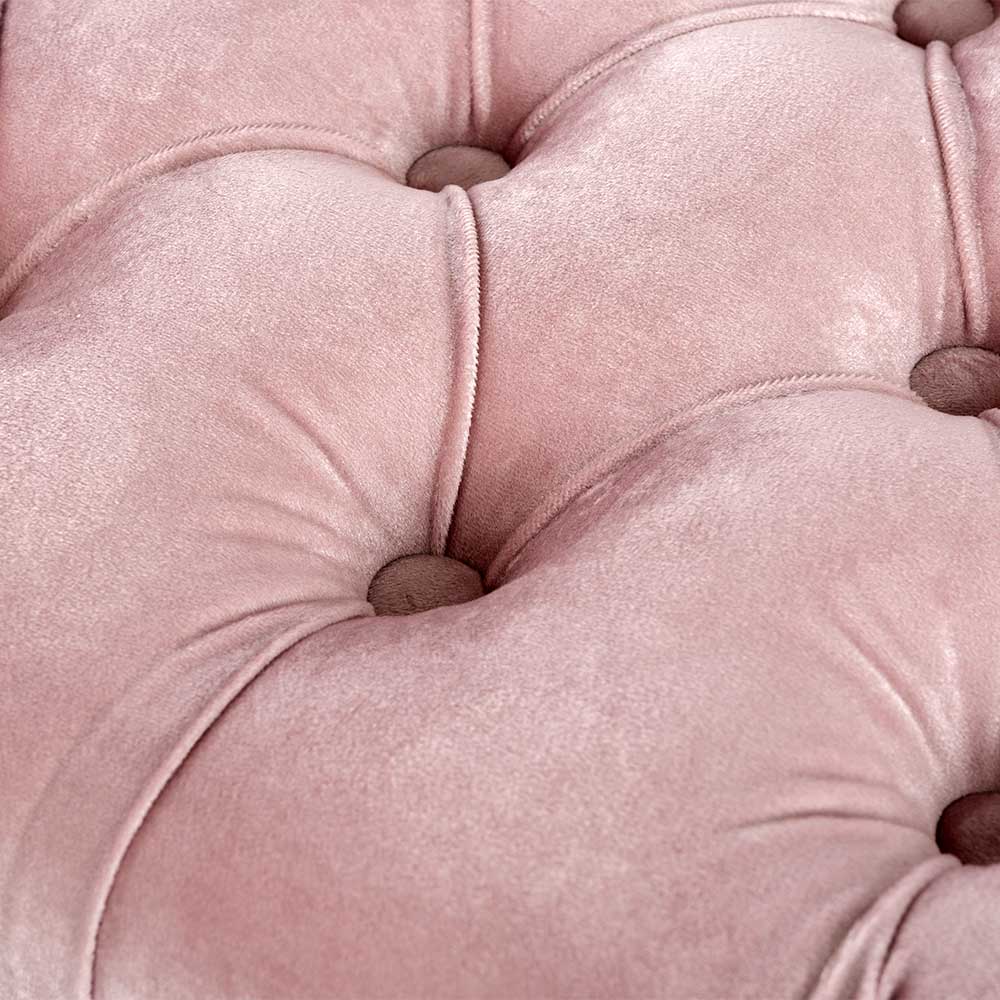 Design Bank in Pink Samt - Saluds