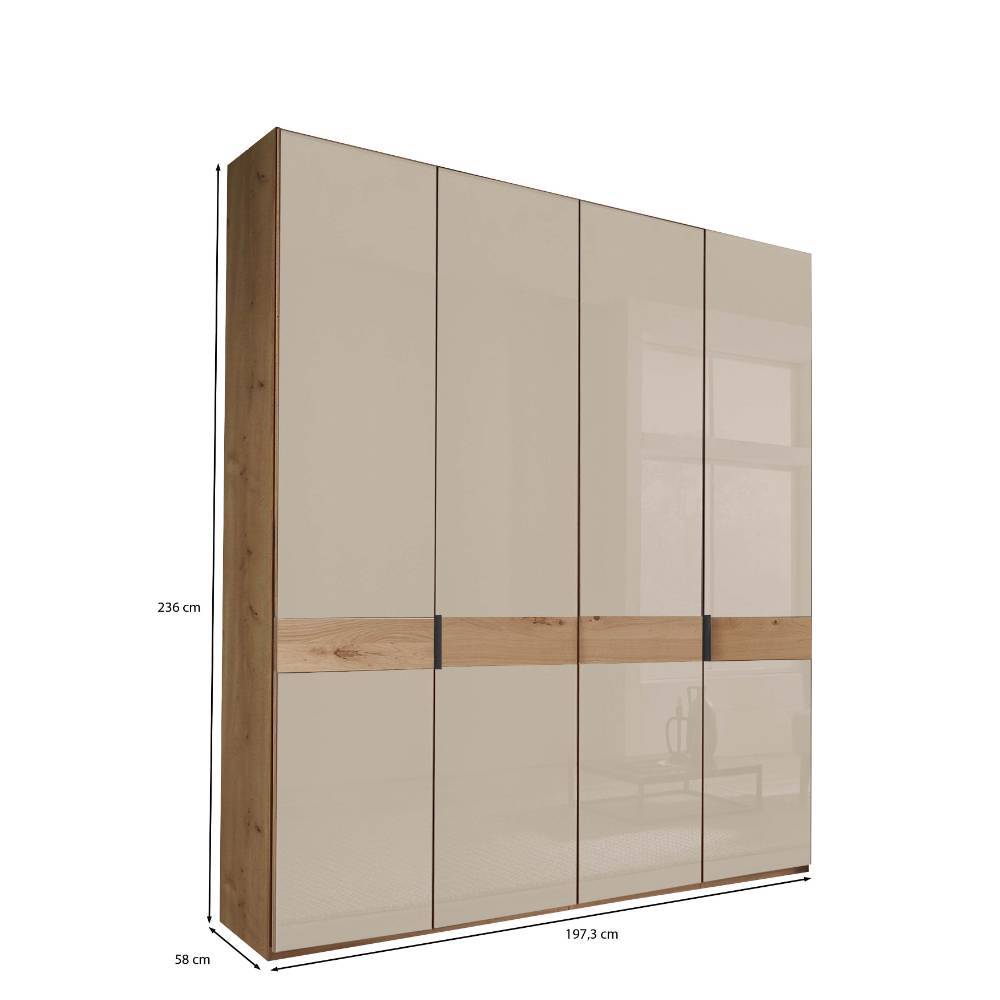 Schlafzimmerschrank mit vier Türen - Nikoba