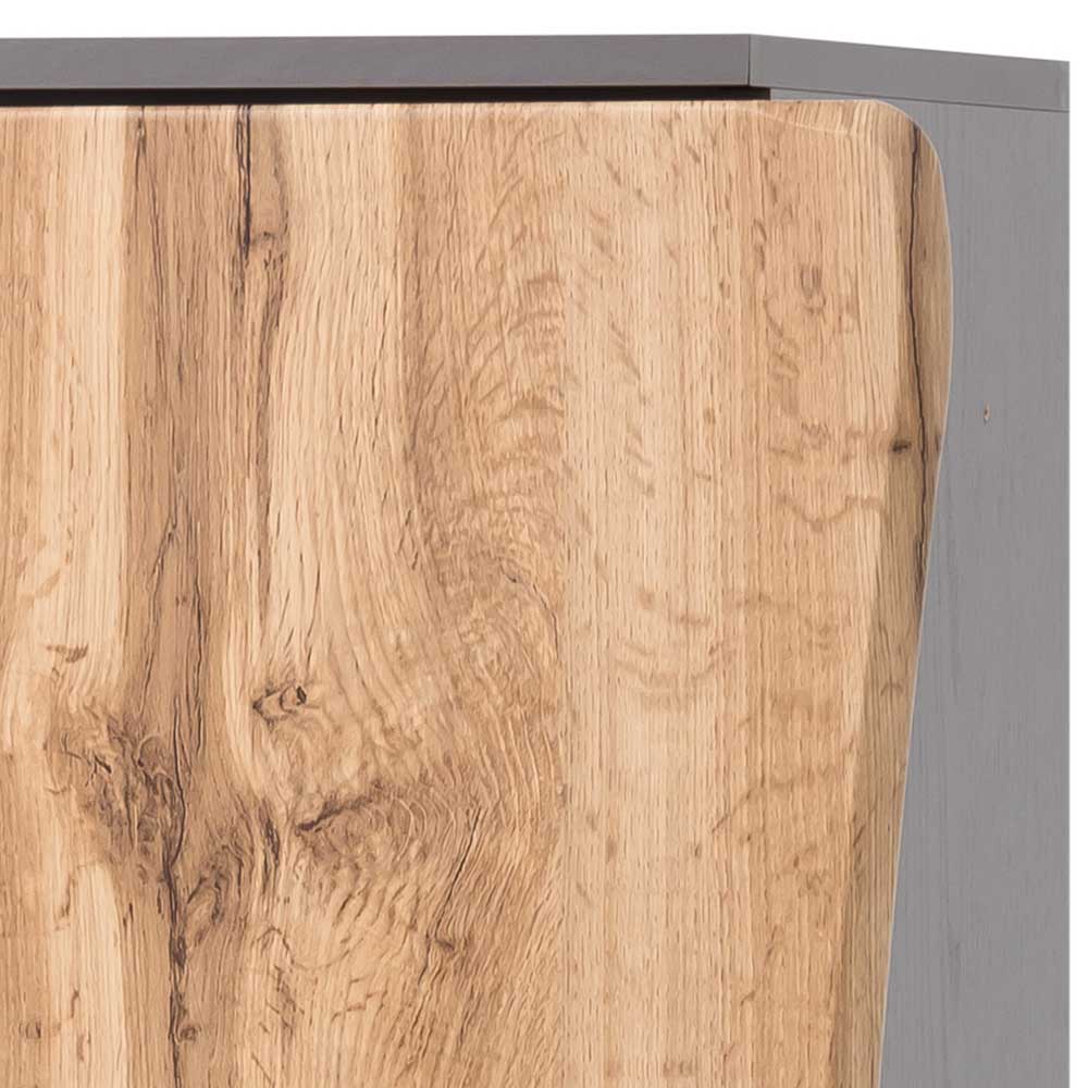 38x135x35 Badezimmerschrank mit Tür Baumkante - Breznia