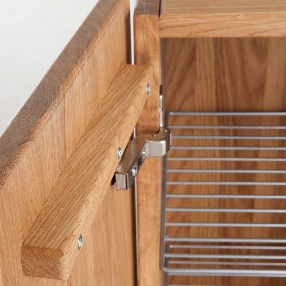Schmaler Schuhschrank aus Massivholz - Avidora I
