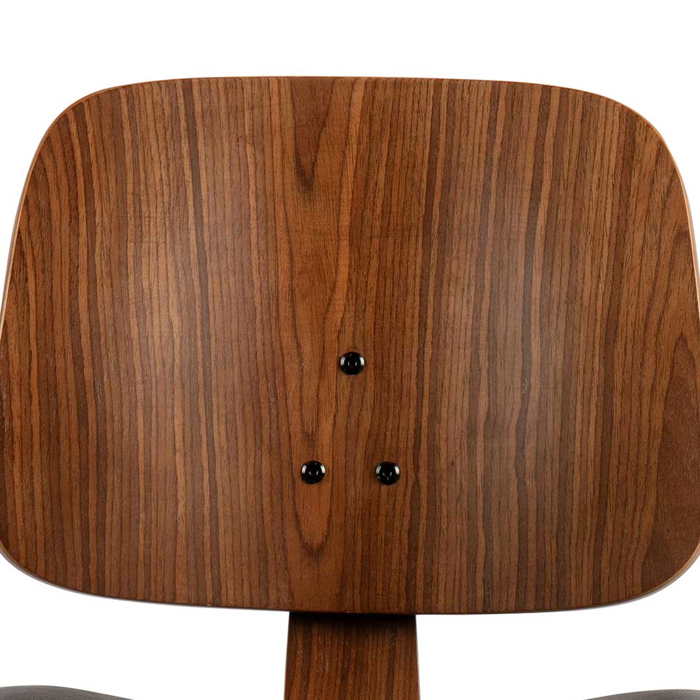 Designstuhl aus Kunstleder & Schichtholz - Riostar