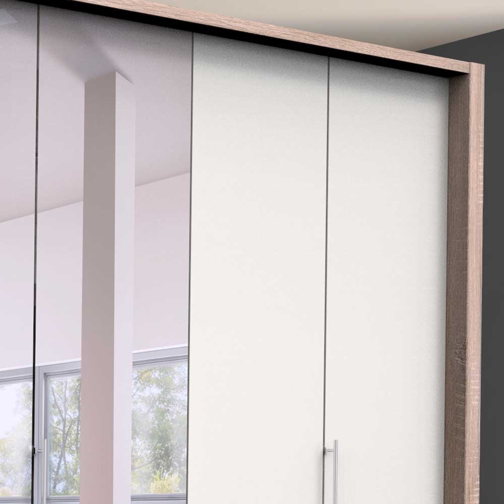 Kompakt Schlafzimmerschrank mit drei Falttüren - Vaclyn