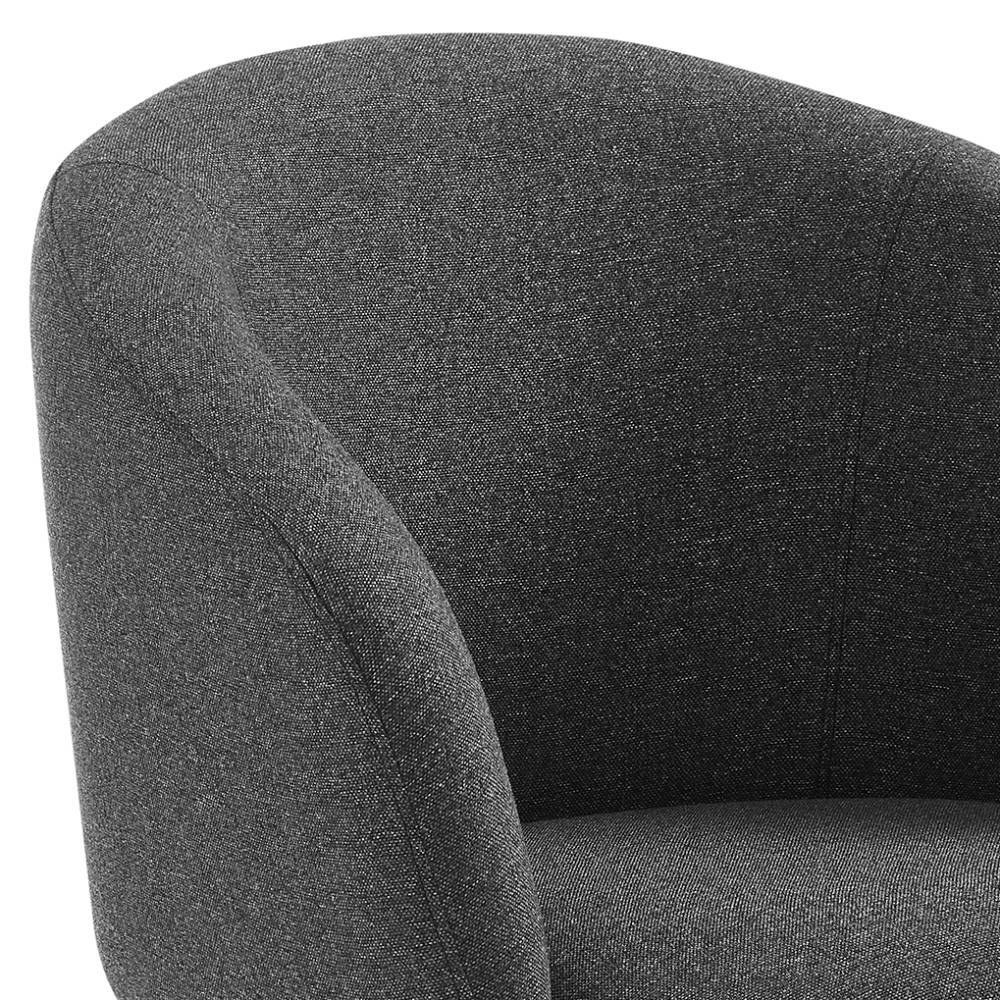 Tischsessel in Schwarzgrau - Meckey (2er Set)