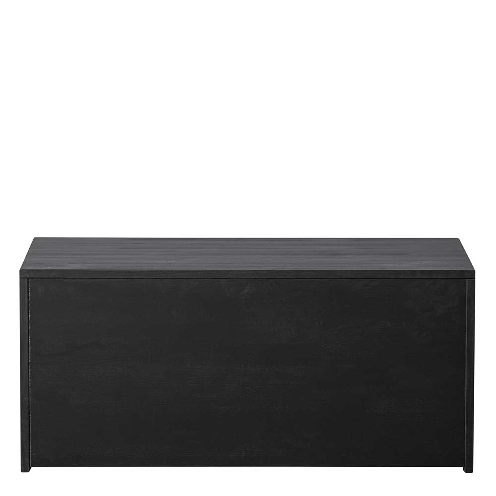 Lowboard in Schwarz Kiefer - Gelvins