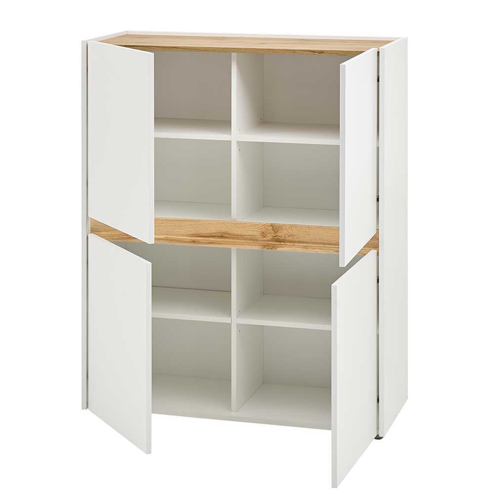 Home Office Wohnwand Set - Nonessia (vierteilig)