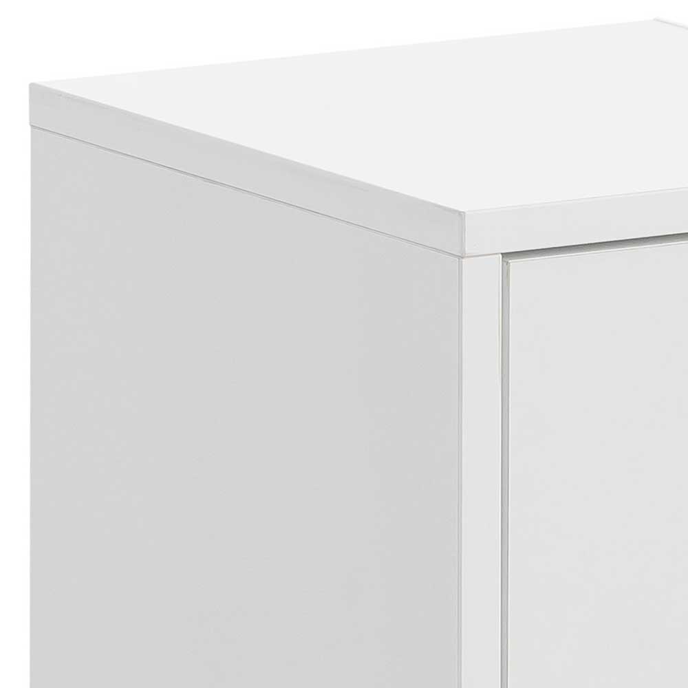 57x61x30 Waschbeckenschrank in Weiß & Gold - Nuszaleva