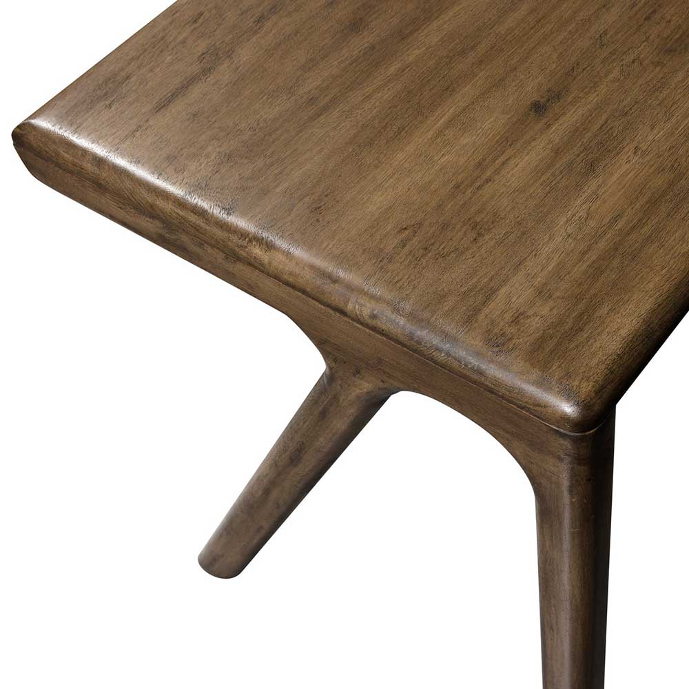 Schreibtisch aus Mangoholz in Walnuss Braun - Tadeuz
