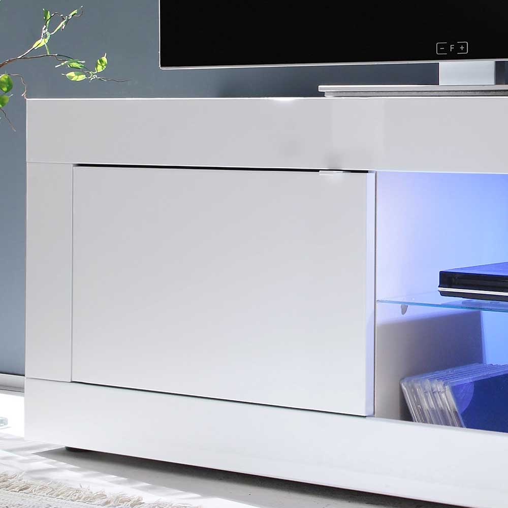 Modernes Fernsehunterschrank in Weiß - Sogno