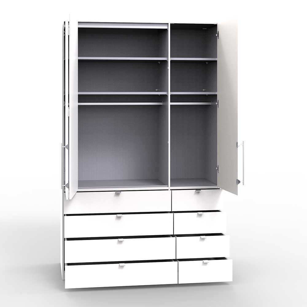 Hoher Schlafzimmer Schrank in Braun - Sitanio