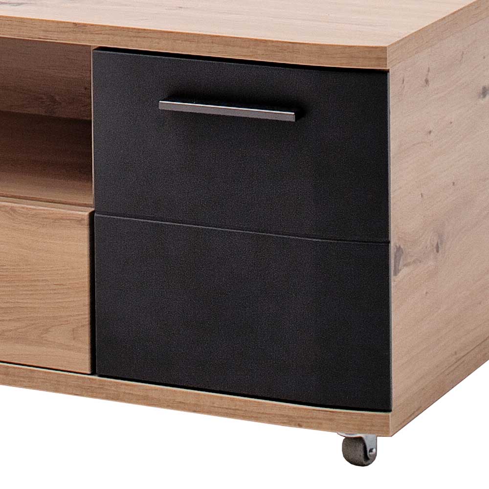 115x70 Stauraum Sofatisch auf Rollen - Vecenda