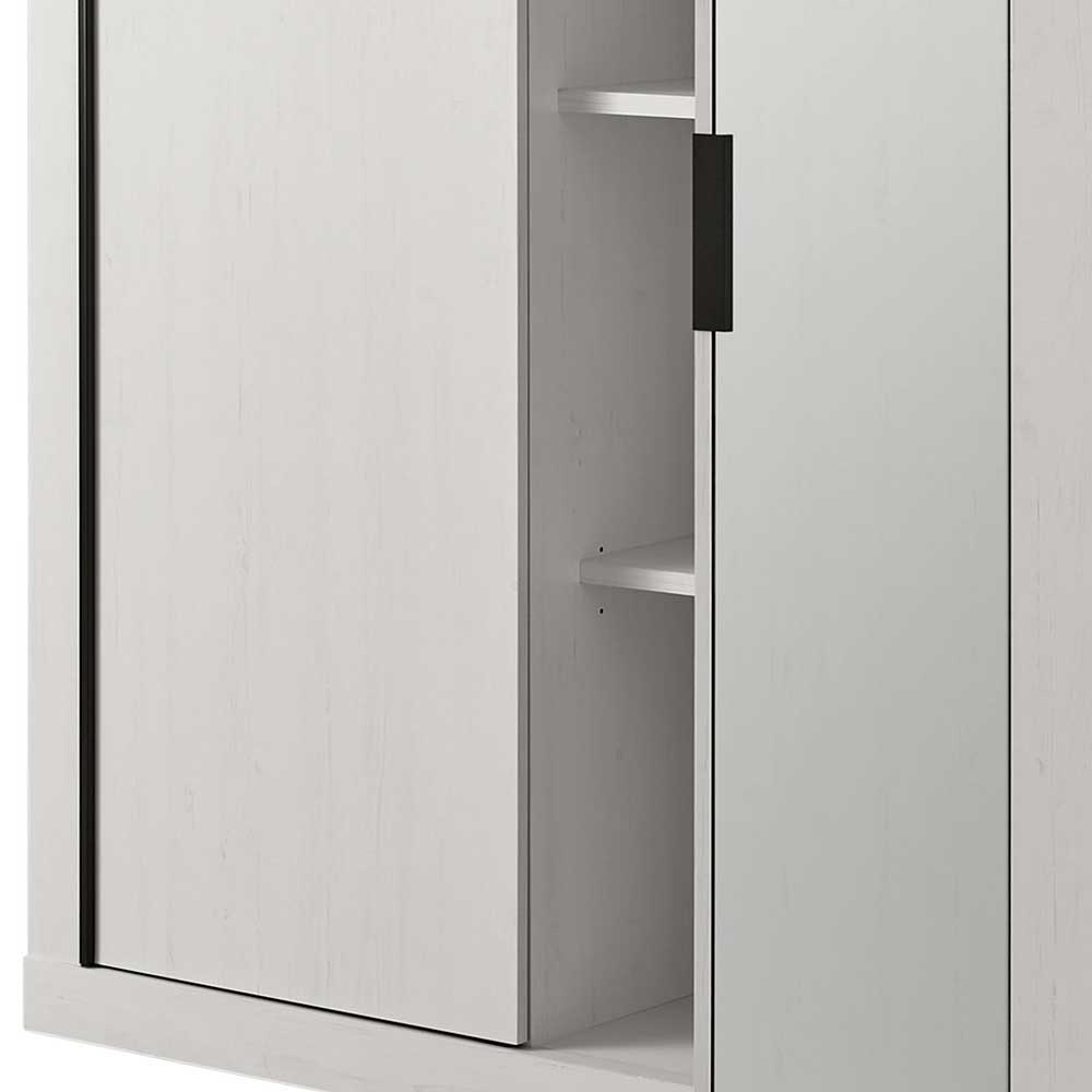 Einrichtungskombi Schlafzimmer in Weiß - Tramos (fünfteilig)