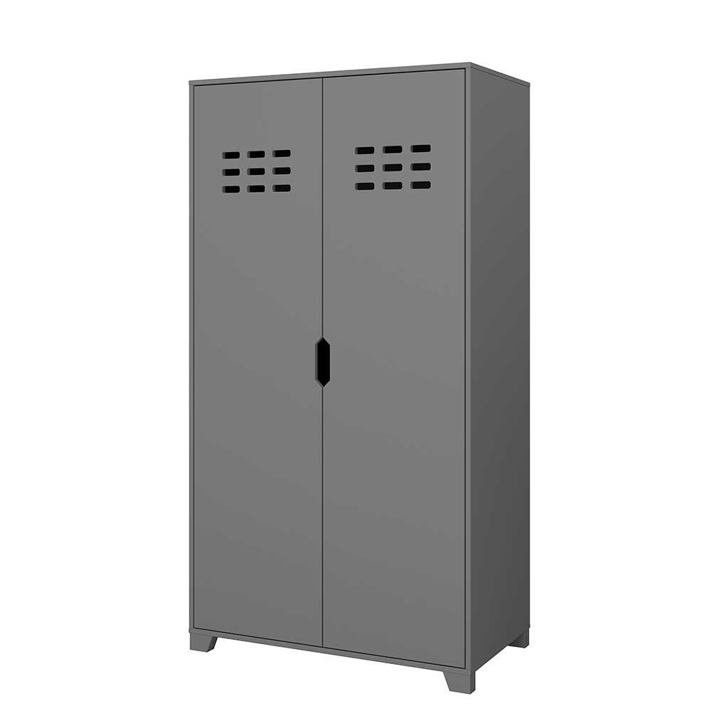 Skandi Kleiderschrank mit Grifflöchern - Niento