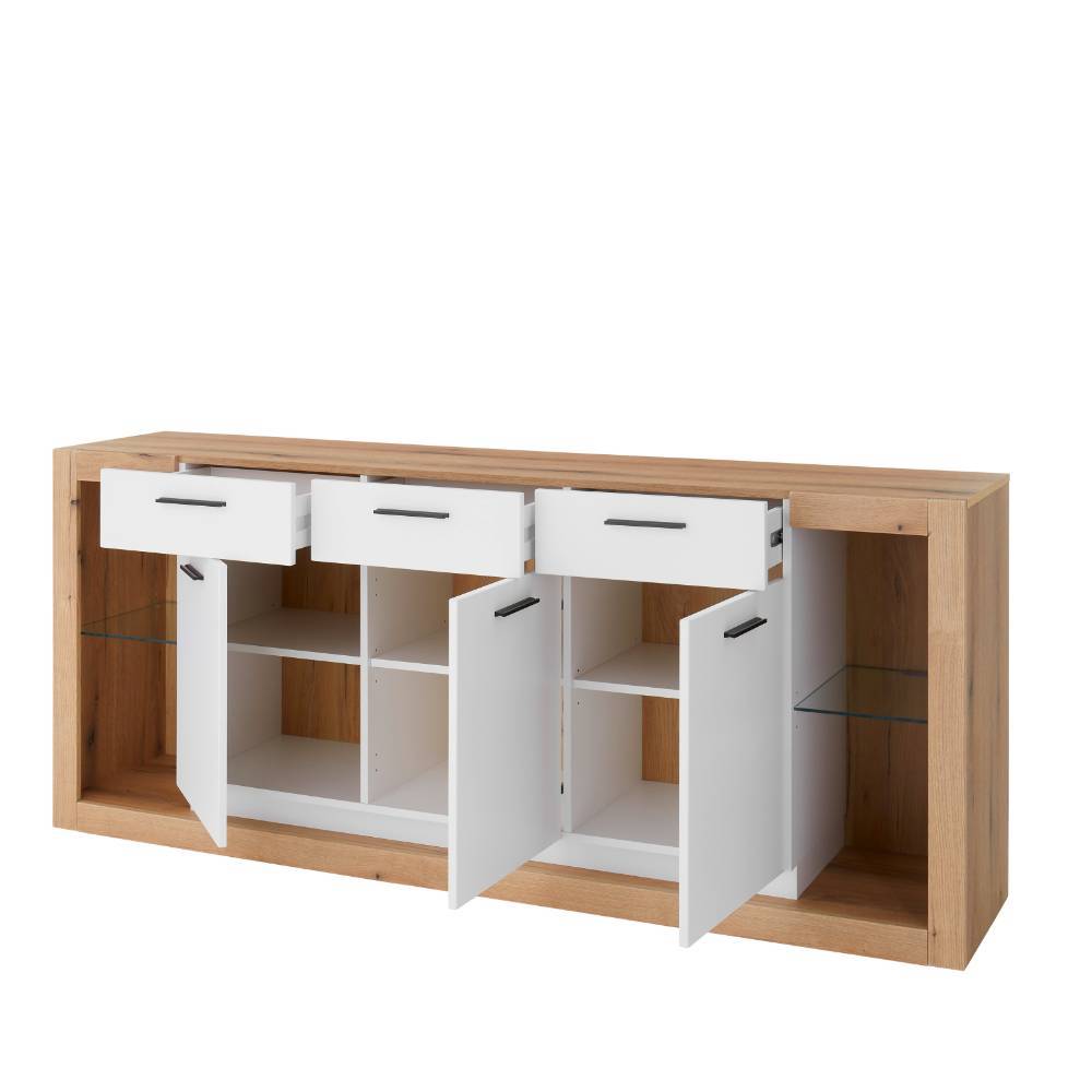 Wohnzimmerschränke und Wandboard Set - Adejano (dreiteilig)