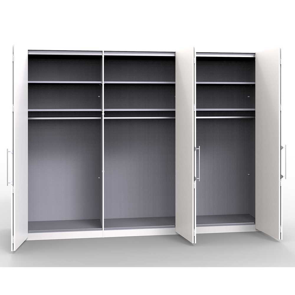 Bettanlage 180x200 & Falttürenschrank - Nuetran (vierteilig)