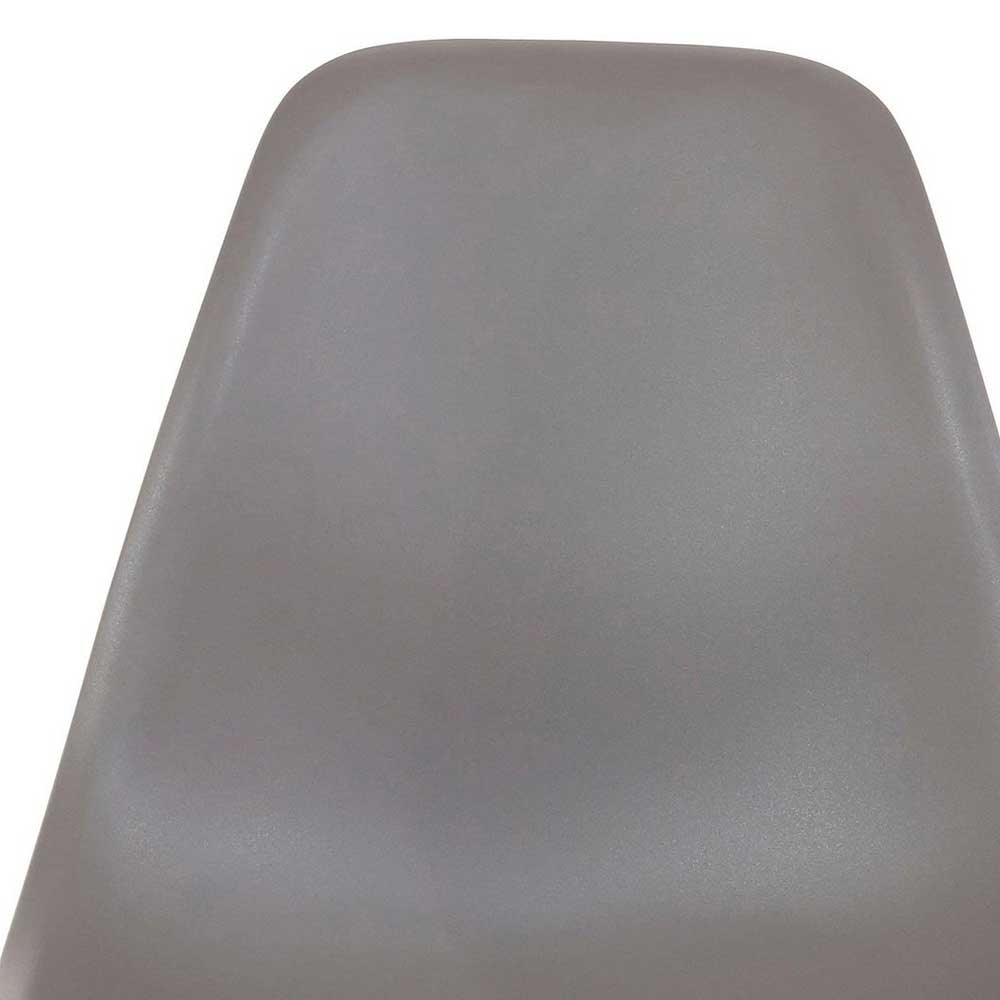 Schalensitz Stühle in hellem Grau - Ravia (Set)