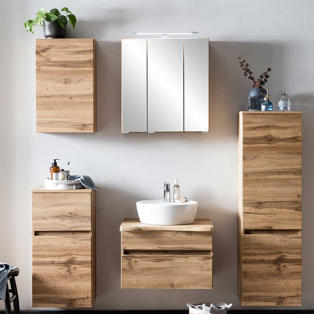 1-türiger Hängeschrank in Wildeiche Dekor - Iliam