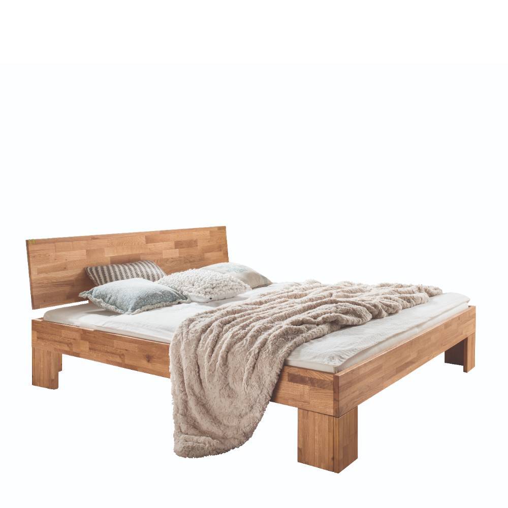 Holzbett mit einteiligem Kopfteil - Gunnar