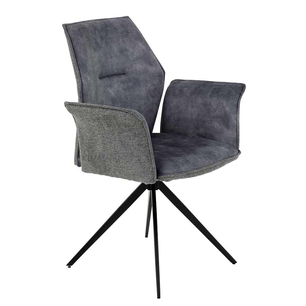 Esstischsessel drehbar modern - Georgy (4er Set)
