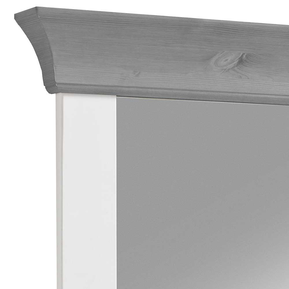 Modern Country Frisiertisch Set zweifarbig - Mirandesca (dreiteilig)